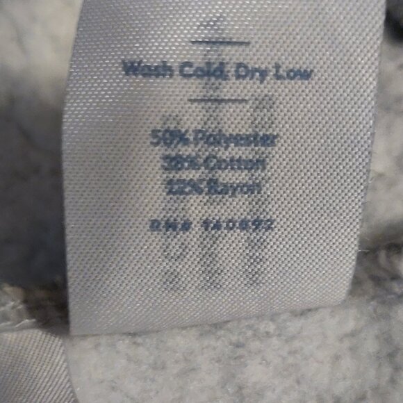 Marine Layer Women's Sherpa Crew Pullover Heather Grey SIZE LARGE - Picture 4 of 5